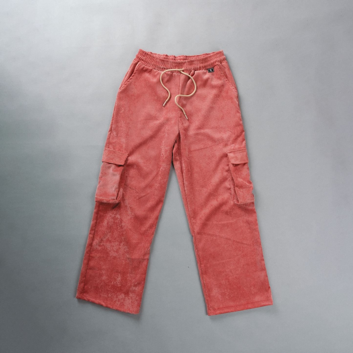 Pantalón Cargo Courdoroy - Coral