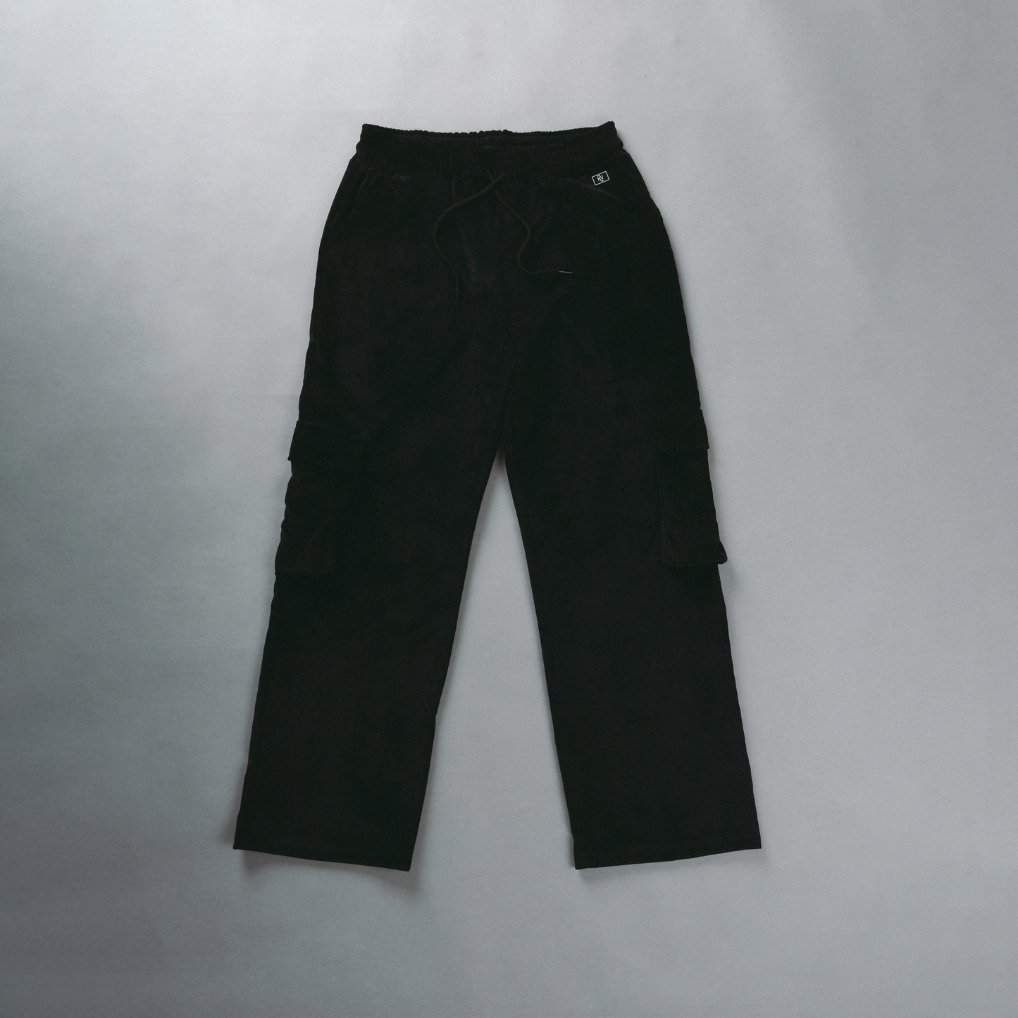 Pantalón Cargo Courdoroy - Negro