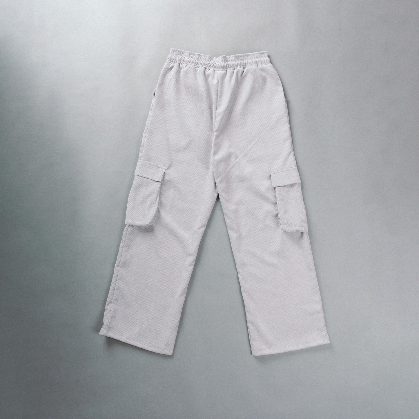 Pantalón Cargo Courdoroy - Gris