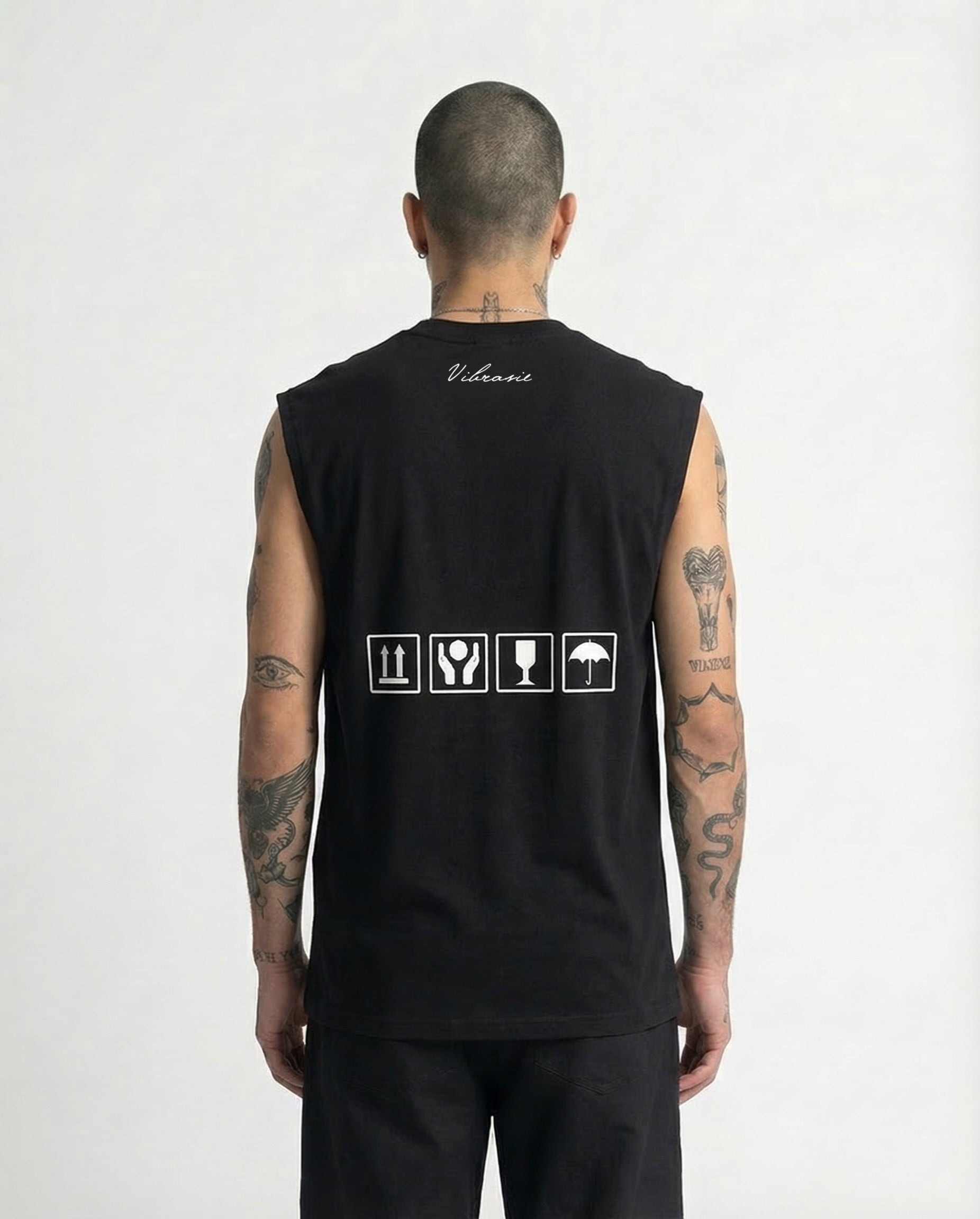 Tank top negro Art001H