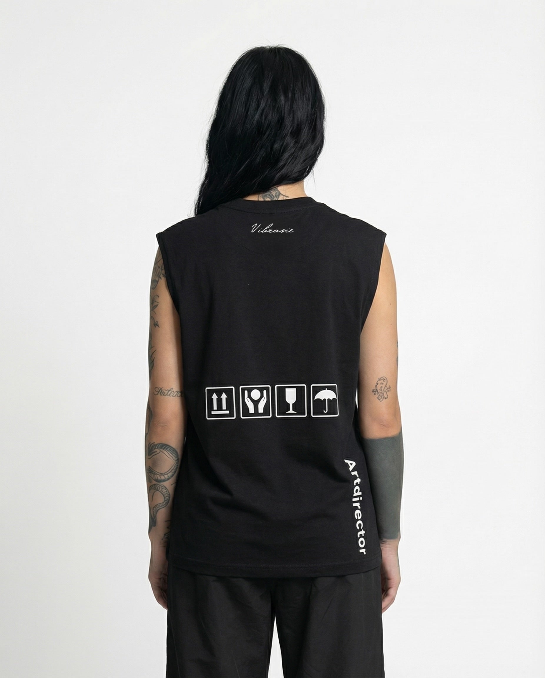 Tank top negro Art001M