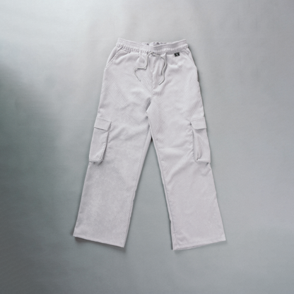 Pantalón Cargo Courdoroy - Gris