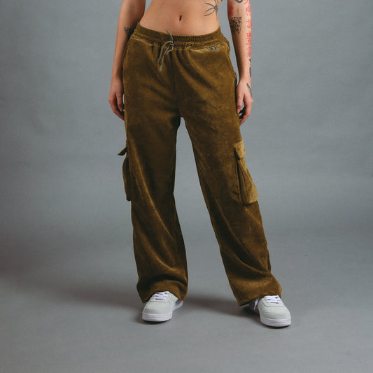 Pantalón Cargo Courdoroy - Verde Moss