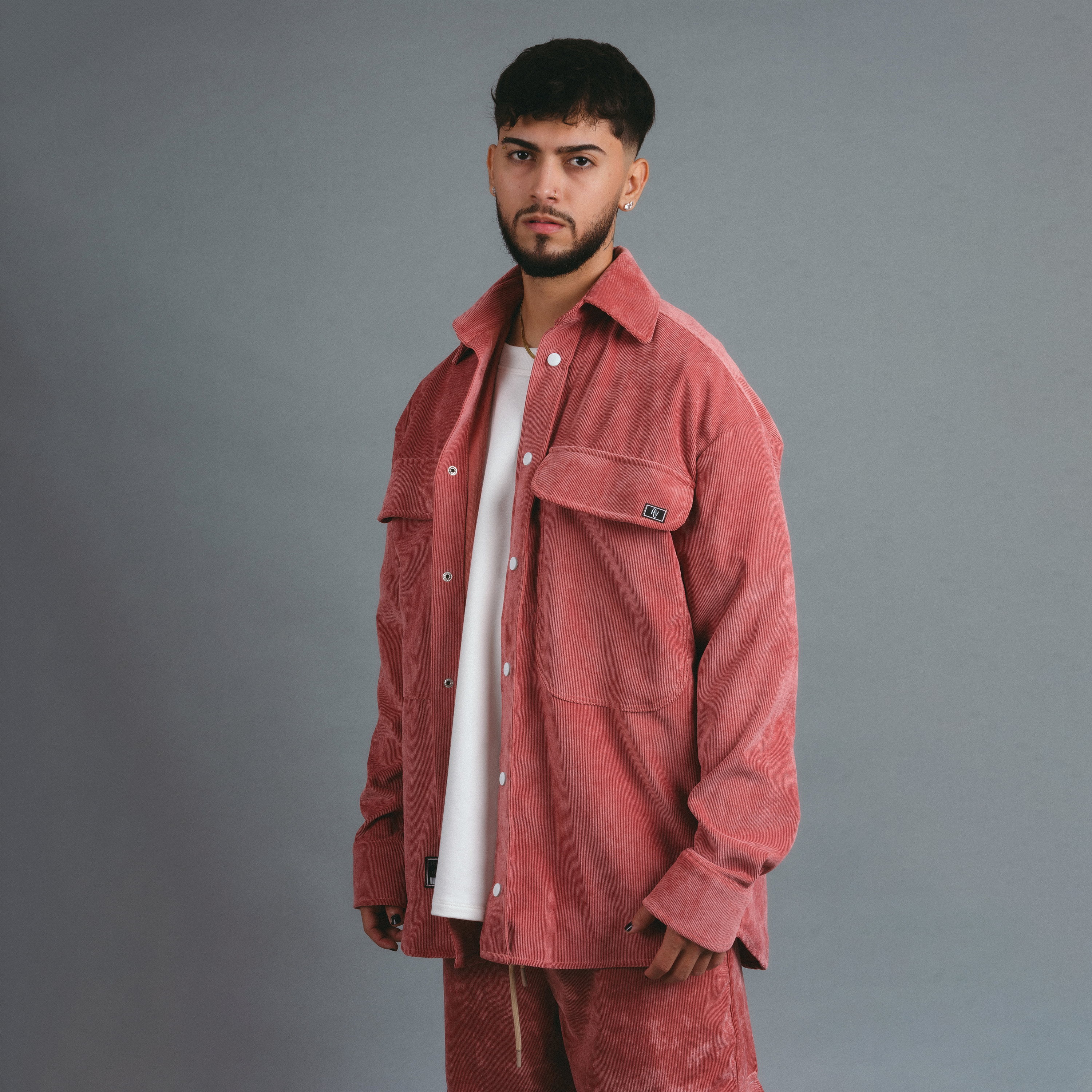 Chaqueta Oversize - Coral