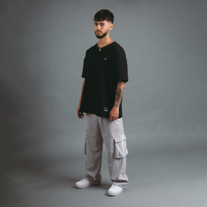 Pantalón Cargo Courdoroy - Gris