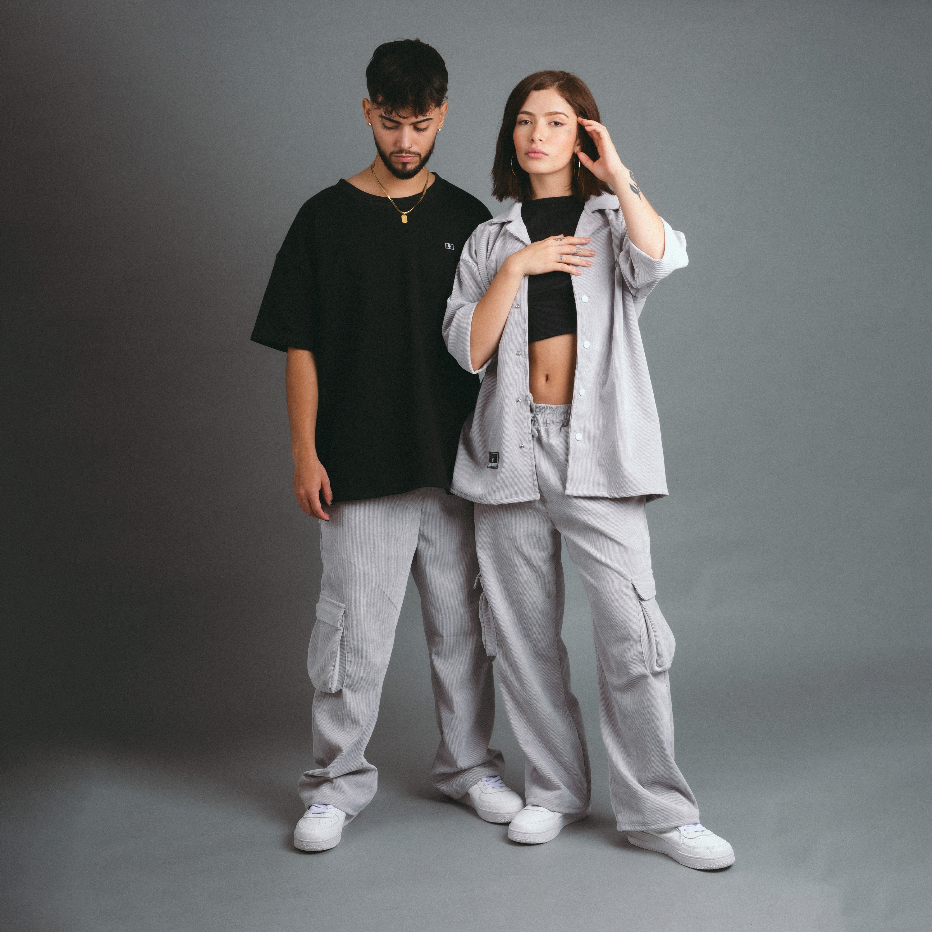 Camisa Classic - Gris