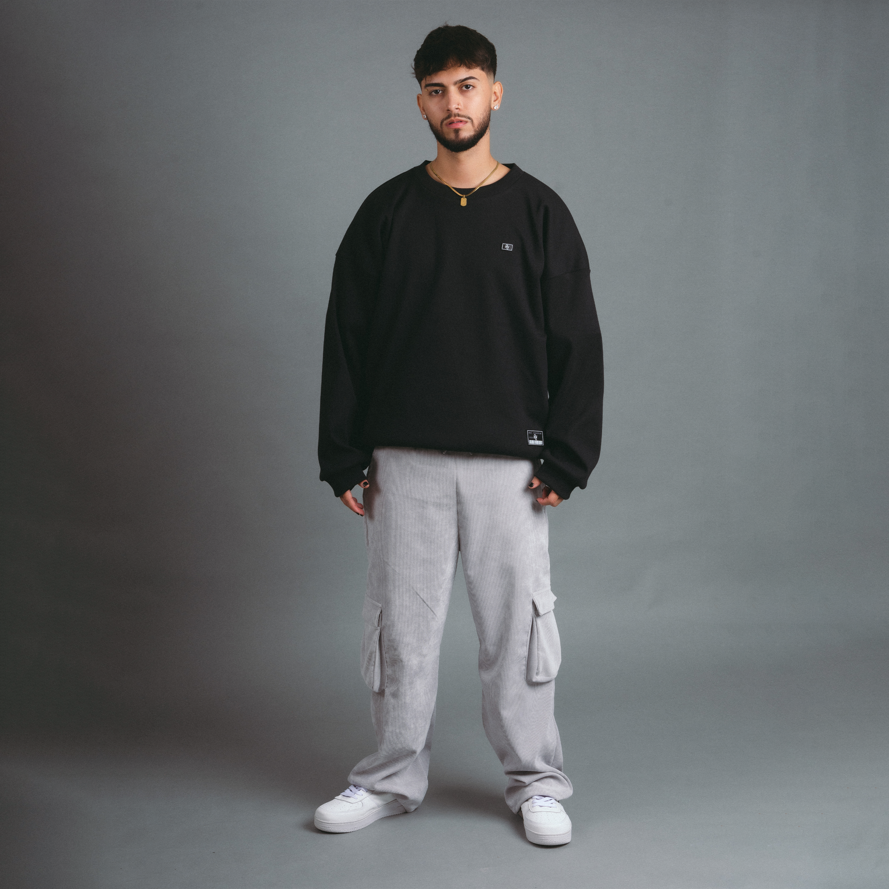 Buzo Oversize Classic - Negro