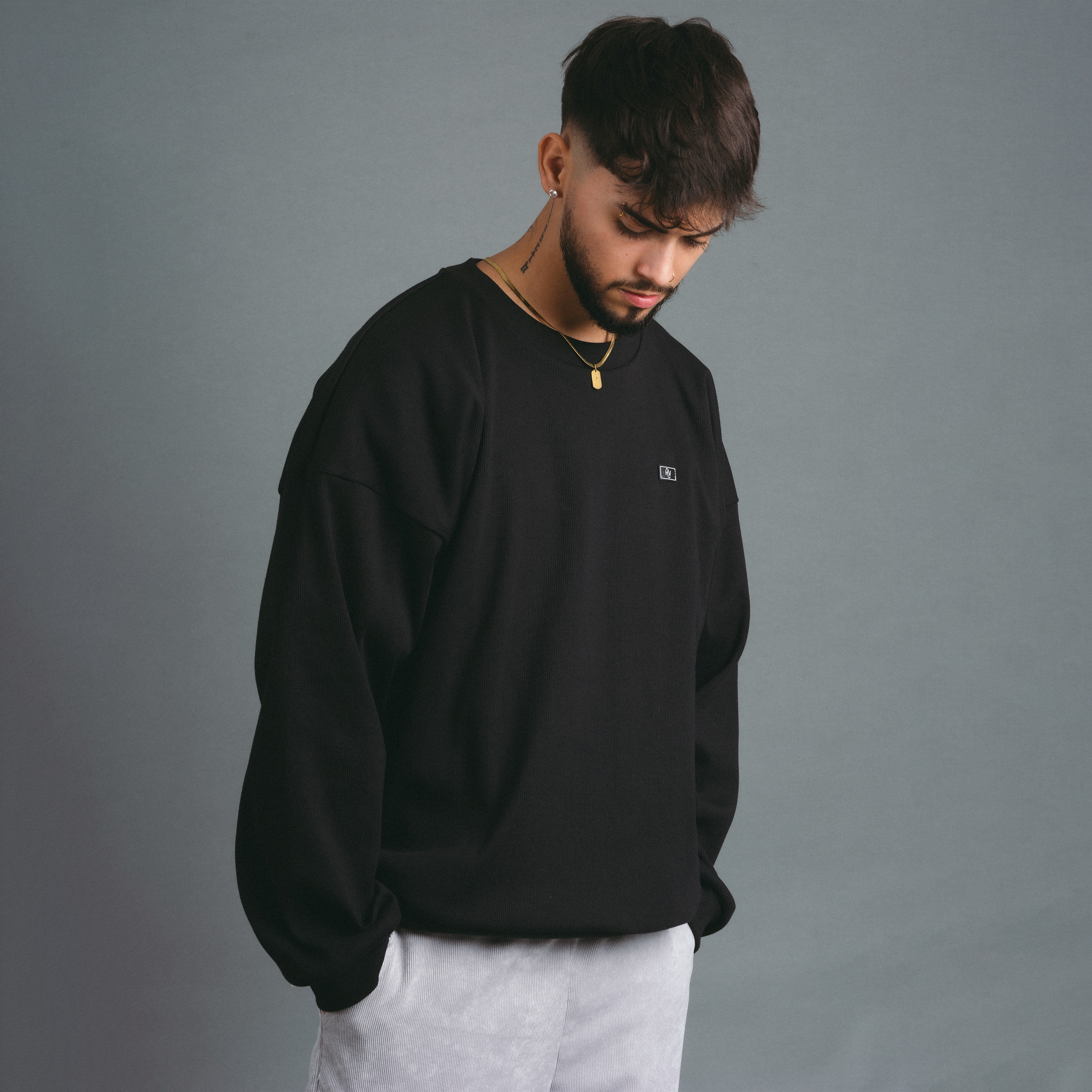 Buzo Oversize Classic - Negro