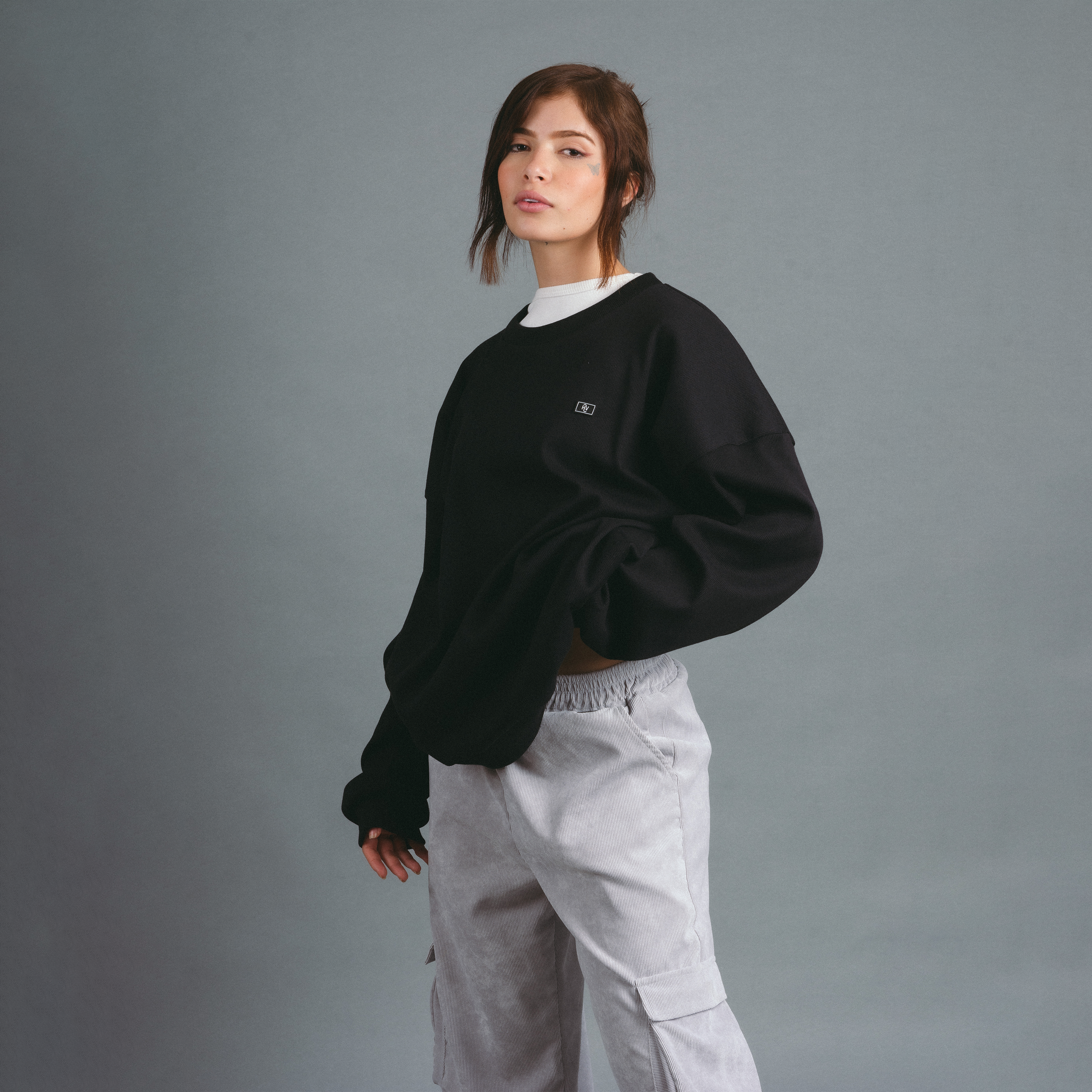 Buzo Oversize Classic - Negro