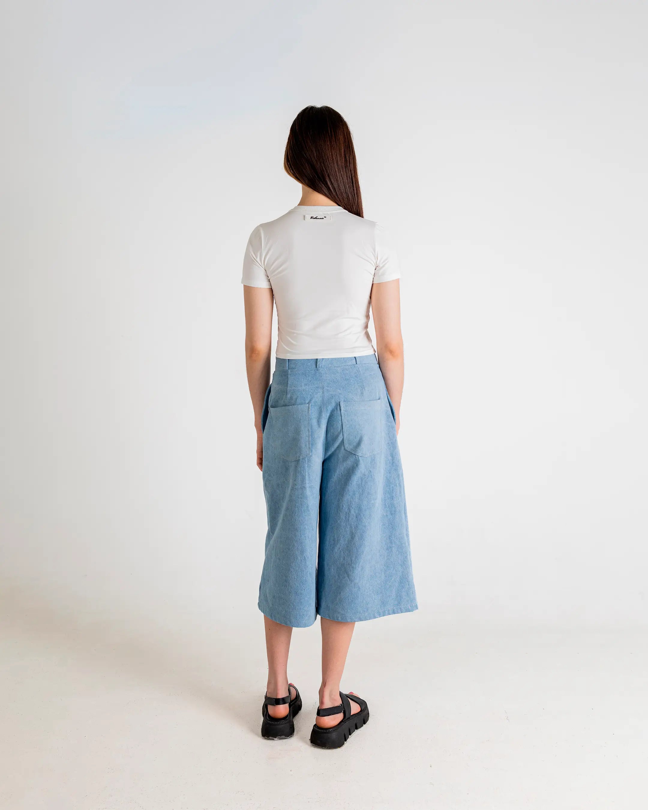 U-Turn Slim Tee - White