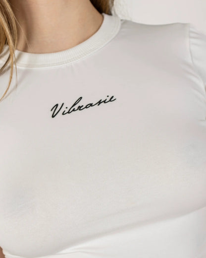 U-Turn Slim Tee - White