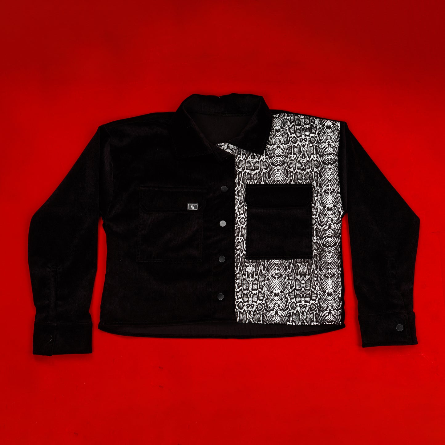 Black Out Cropped Jacket