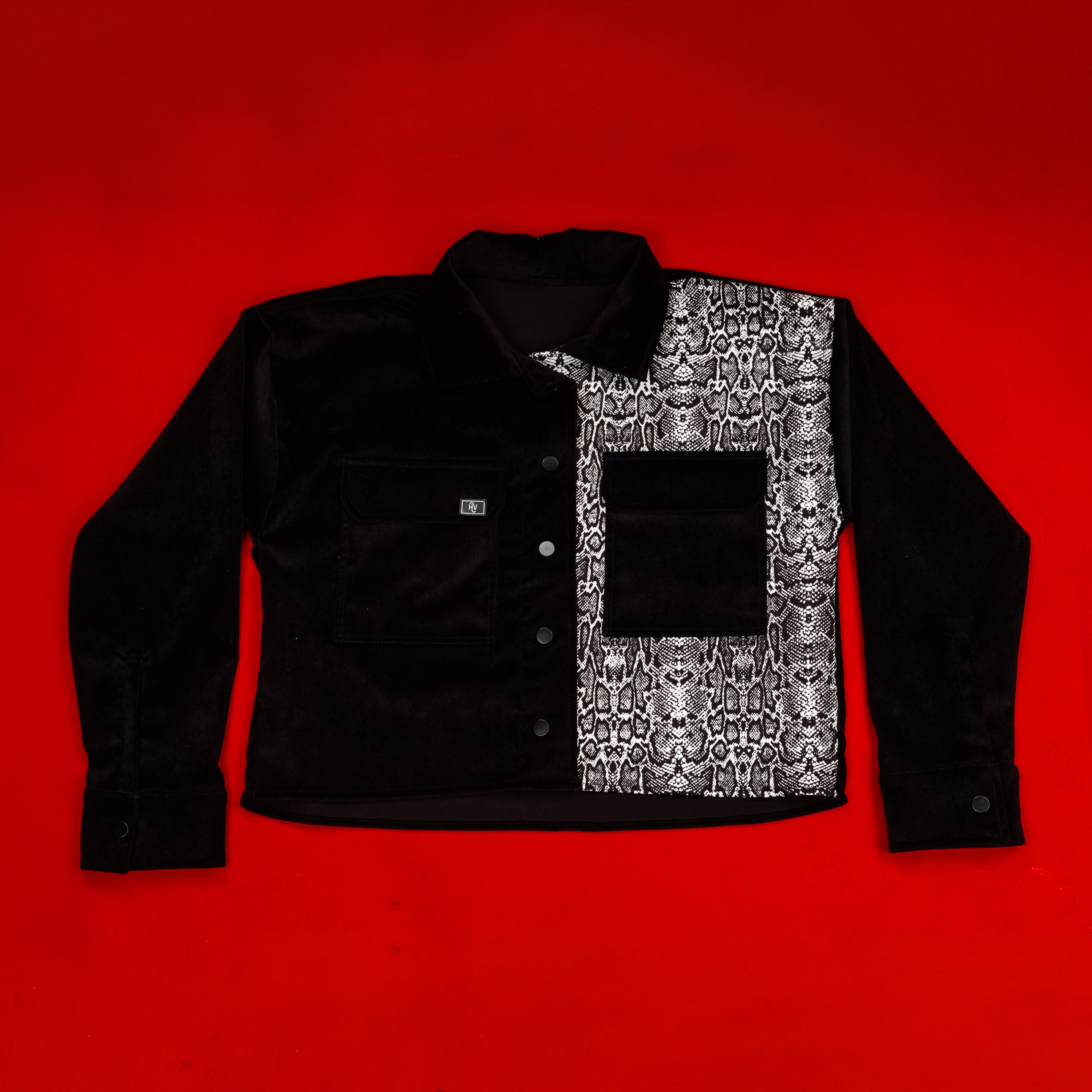 Black Out Cropped Jacket