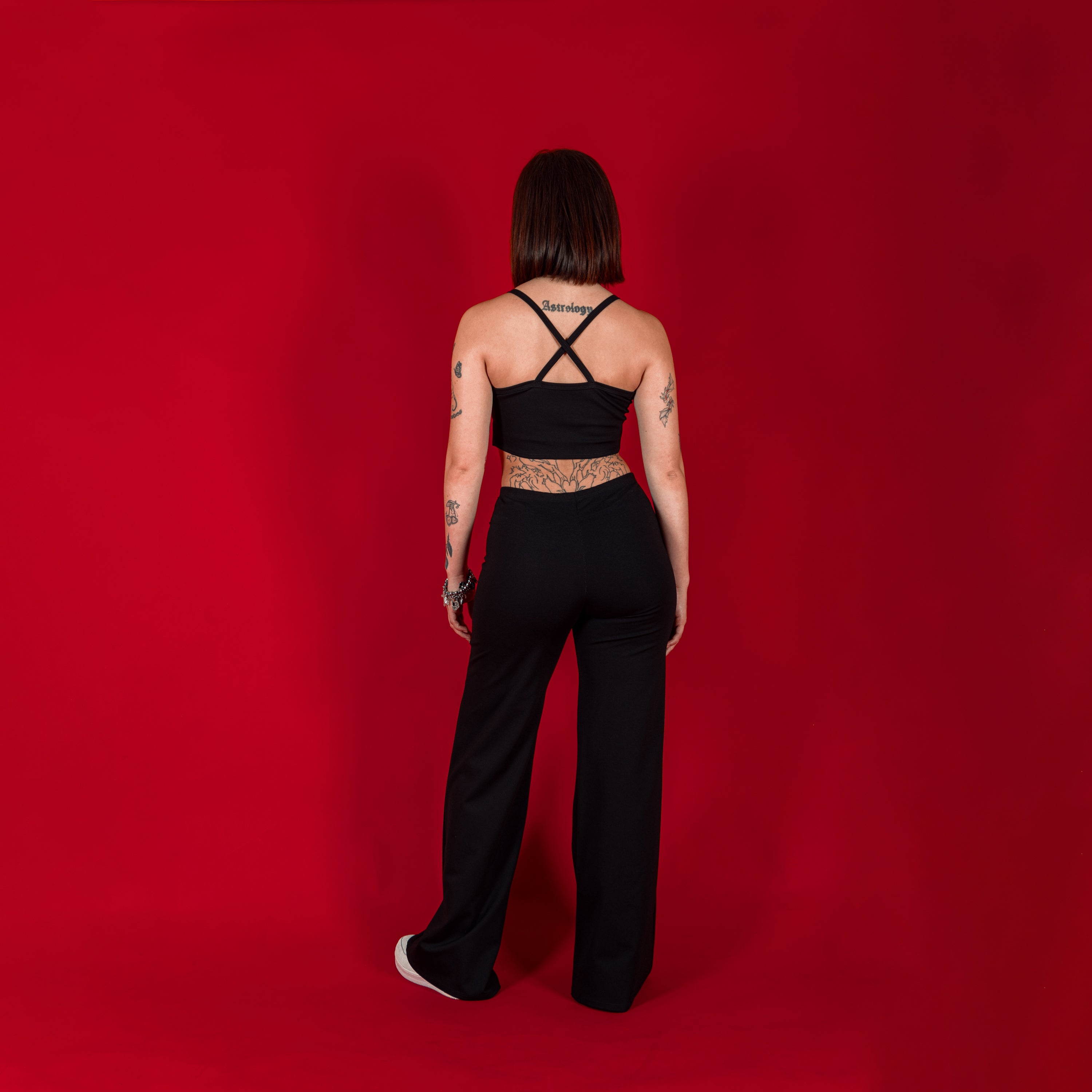 Black Out Triangle Top