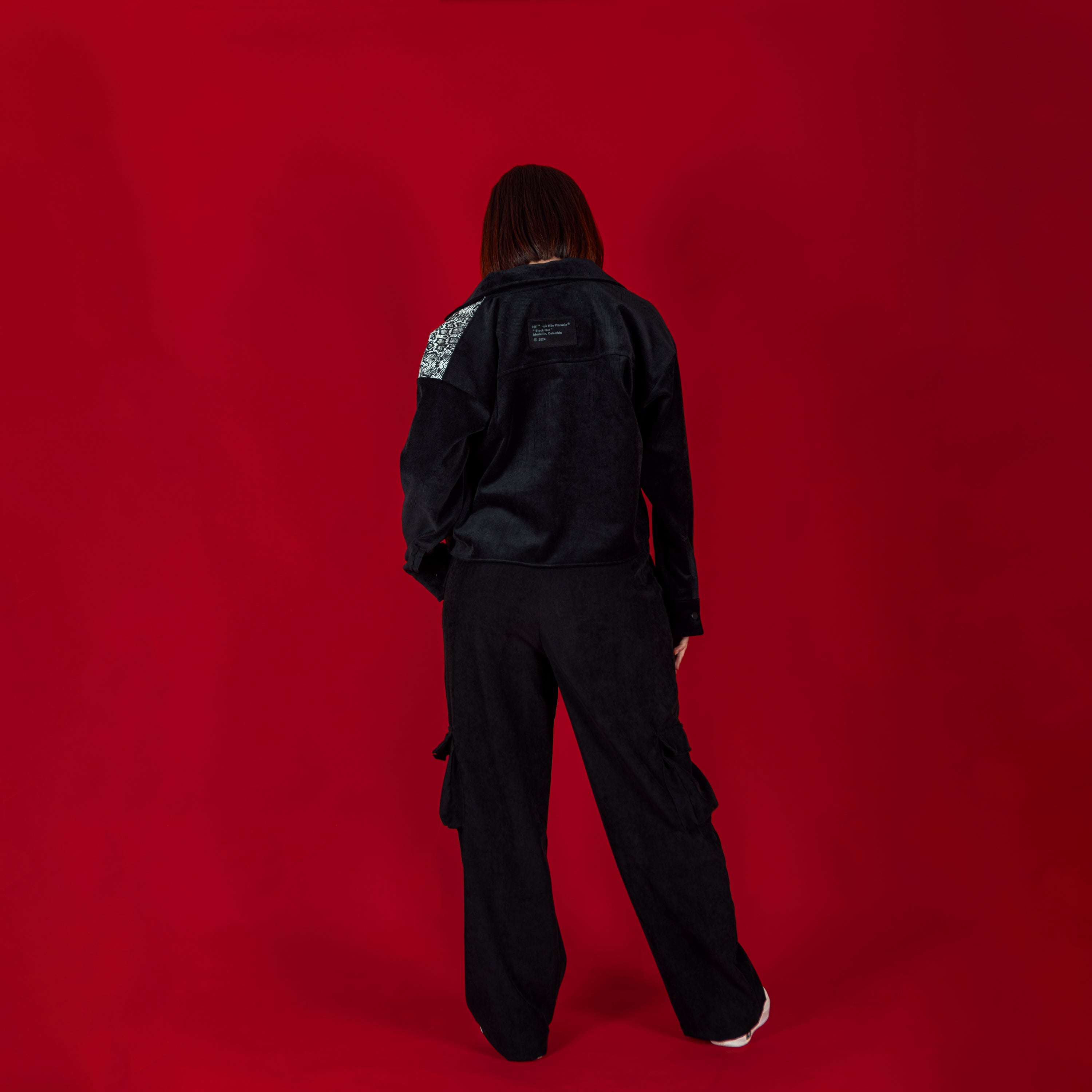 Black Out Cropped Jacket