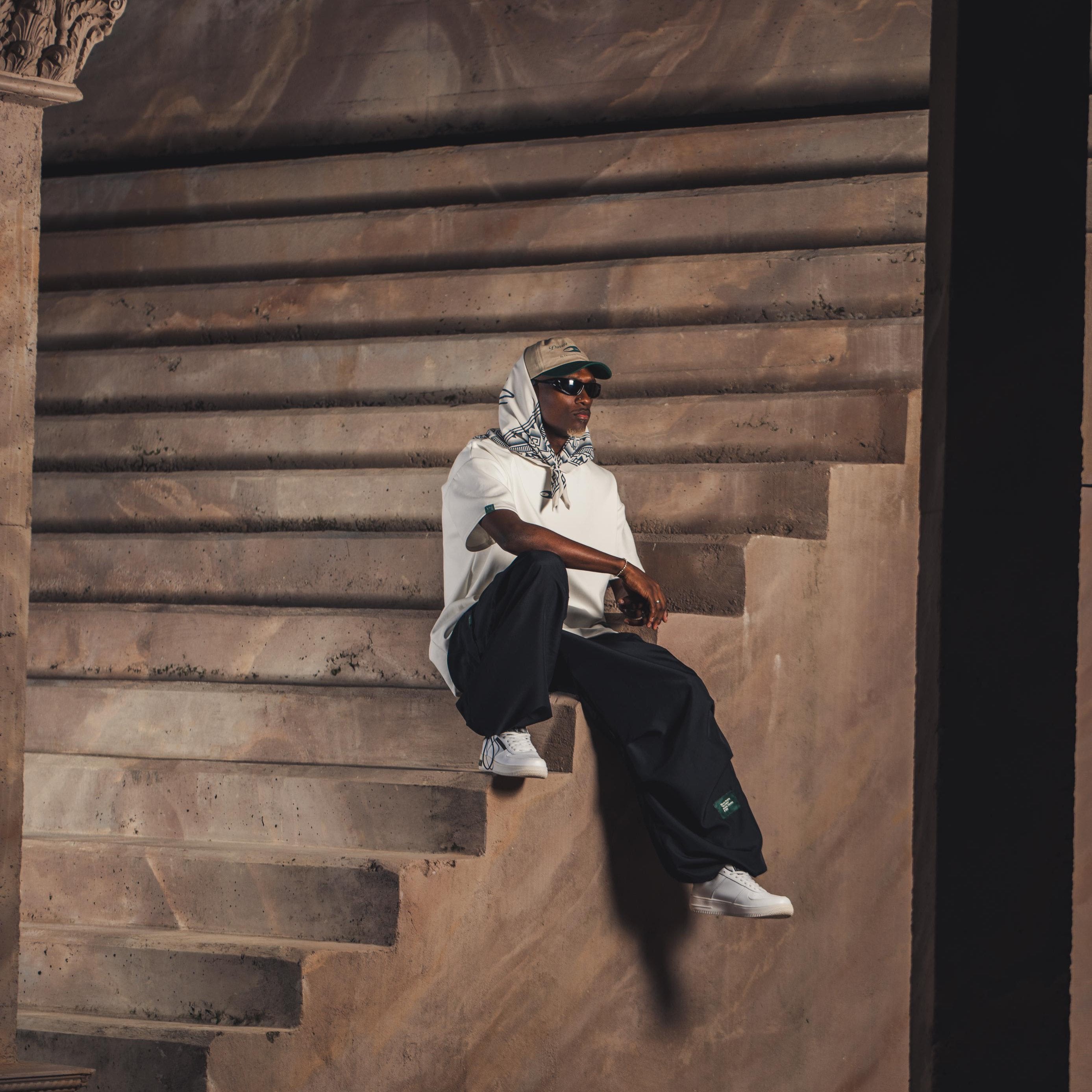 Pantalón Cargo Parachute Negro