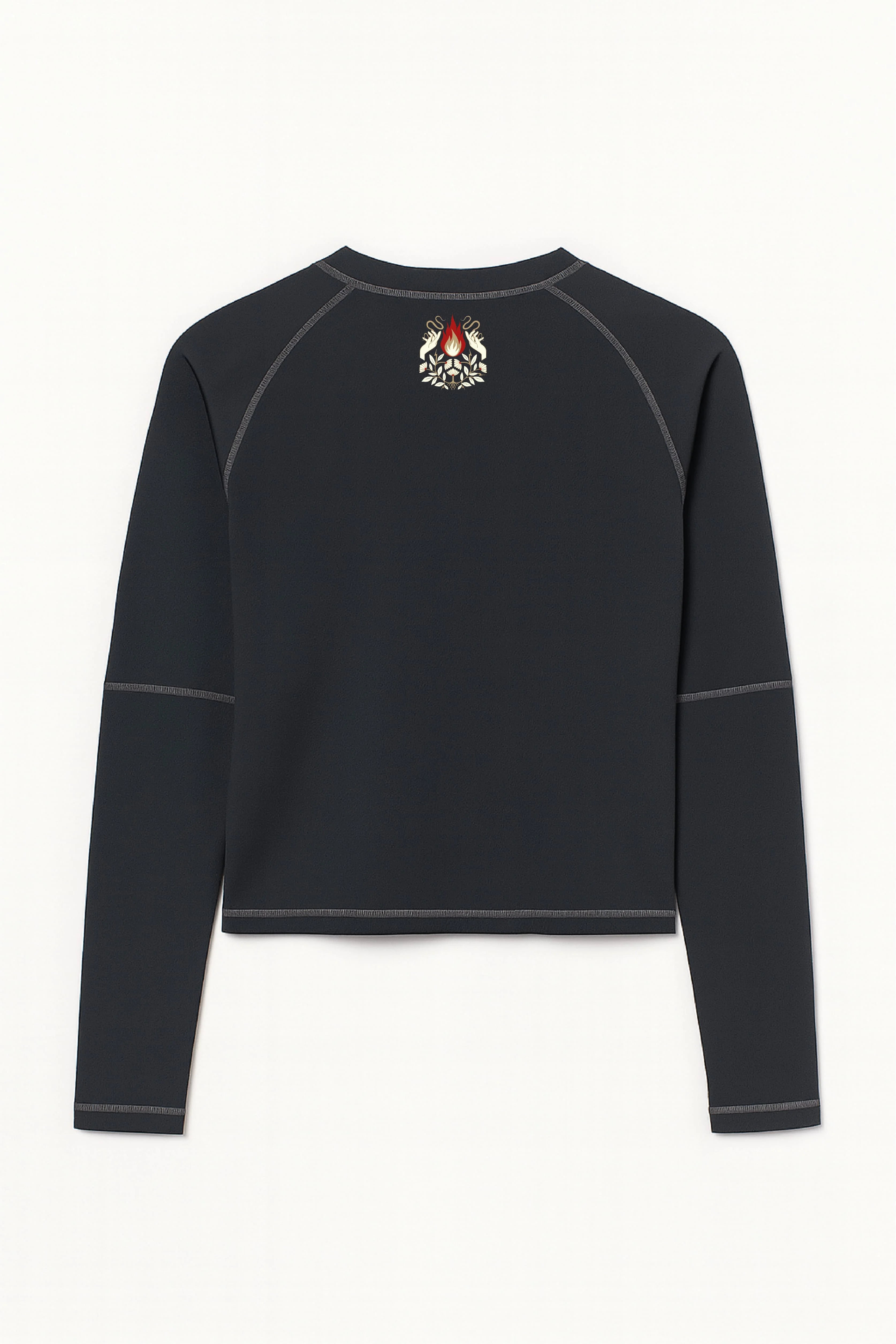 Long Sleeve Mid-Cropped "Mi Corazón de Miel" MSV