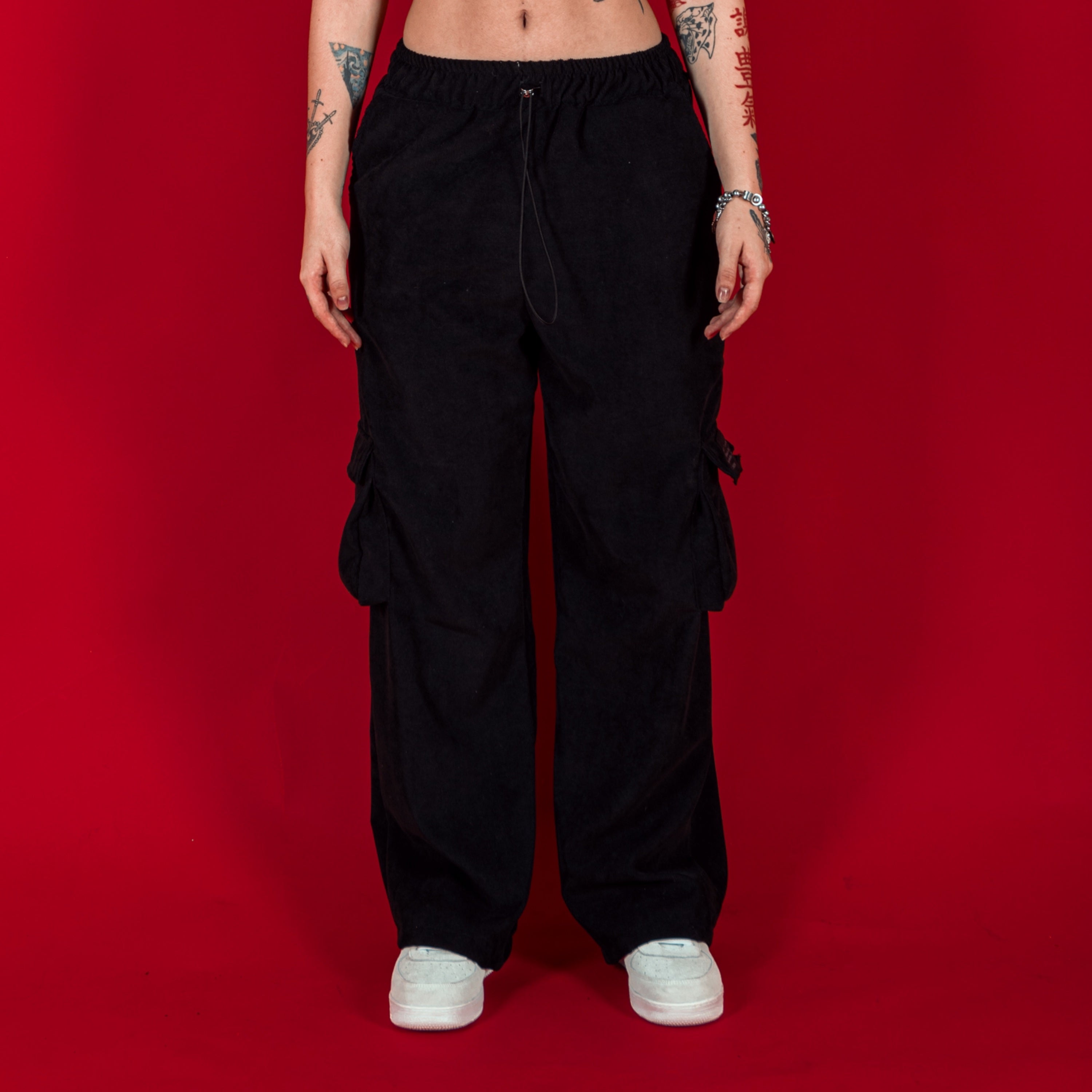 Black Out Cargo Pants