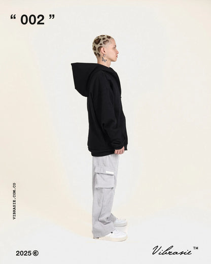 " Hoodie con Cierre "
