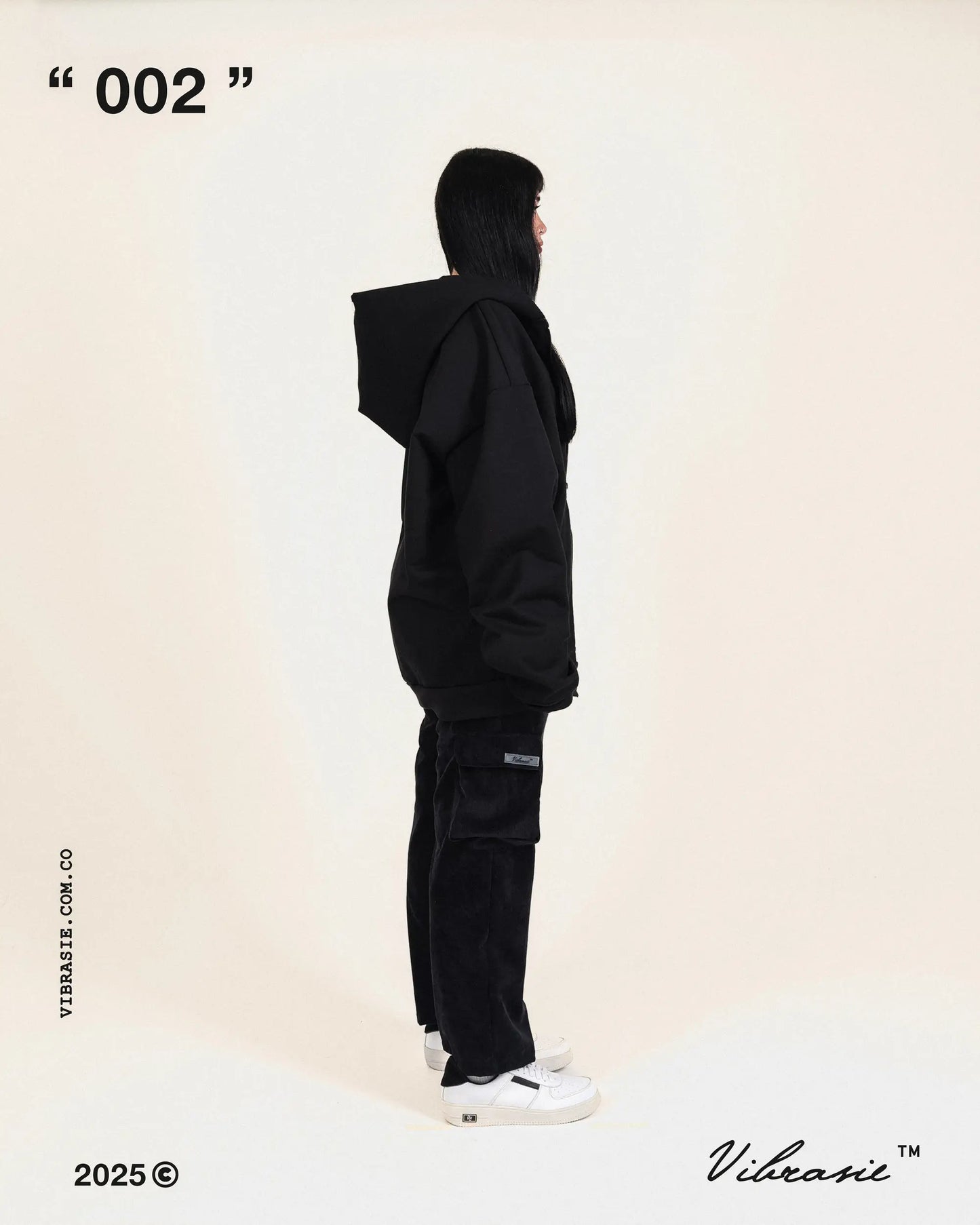 " Hoodie con Cierre "